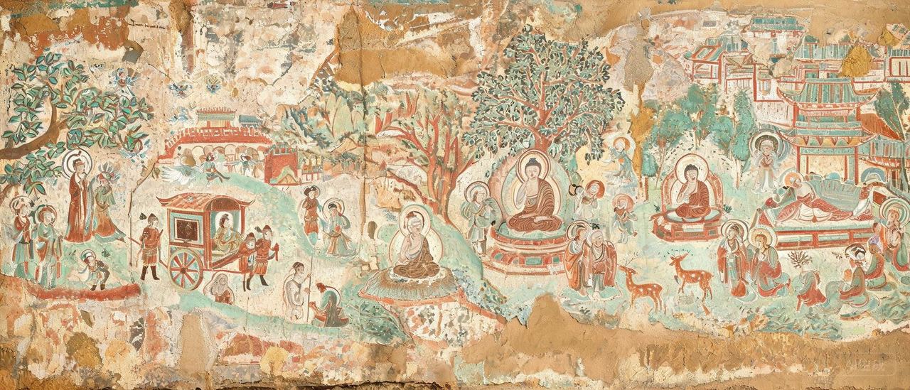 Life of Buddha Scroll