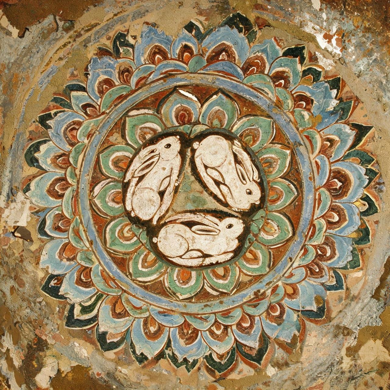 Three Hares Ceiling