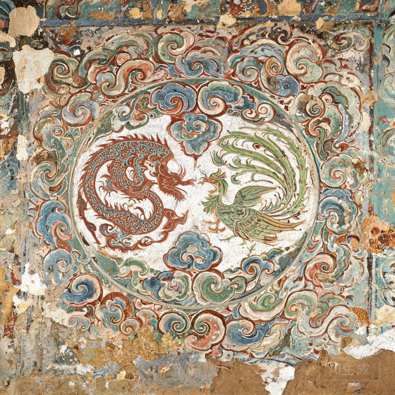 Dragon-Phoenix Ceiling