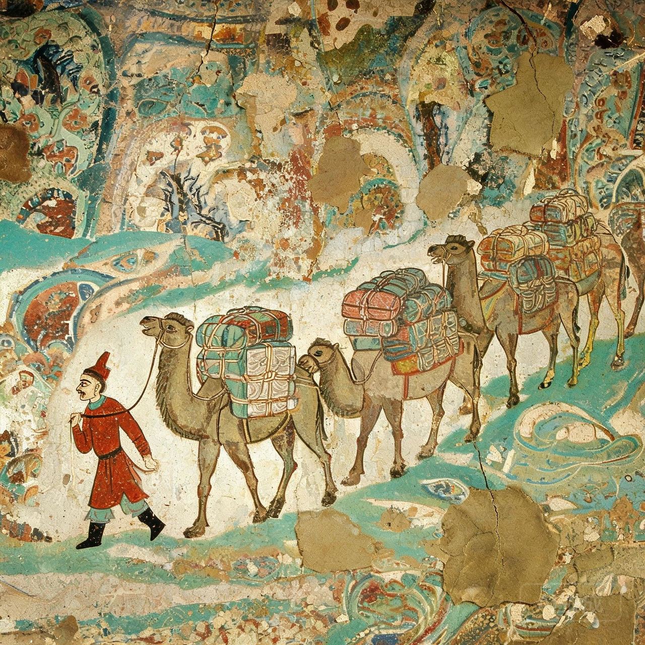 Caravan with Camels