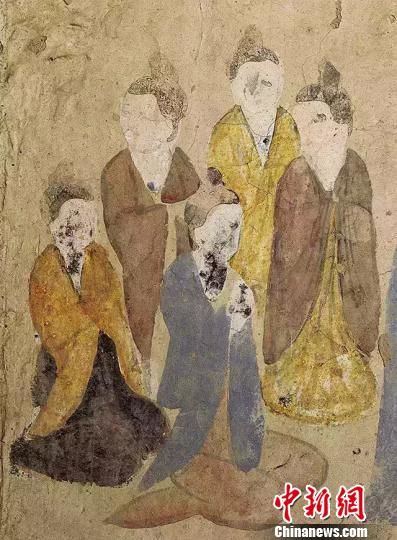 唐壁画人物 — 莫高窟·唐代壁画（実写資料）