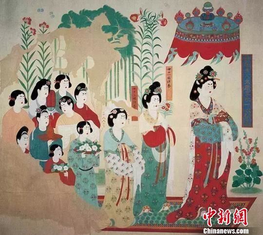 唐代贵妇 — 莫高窟·唐代仕女（実写資料）