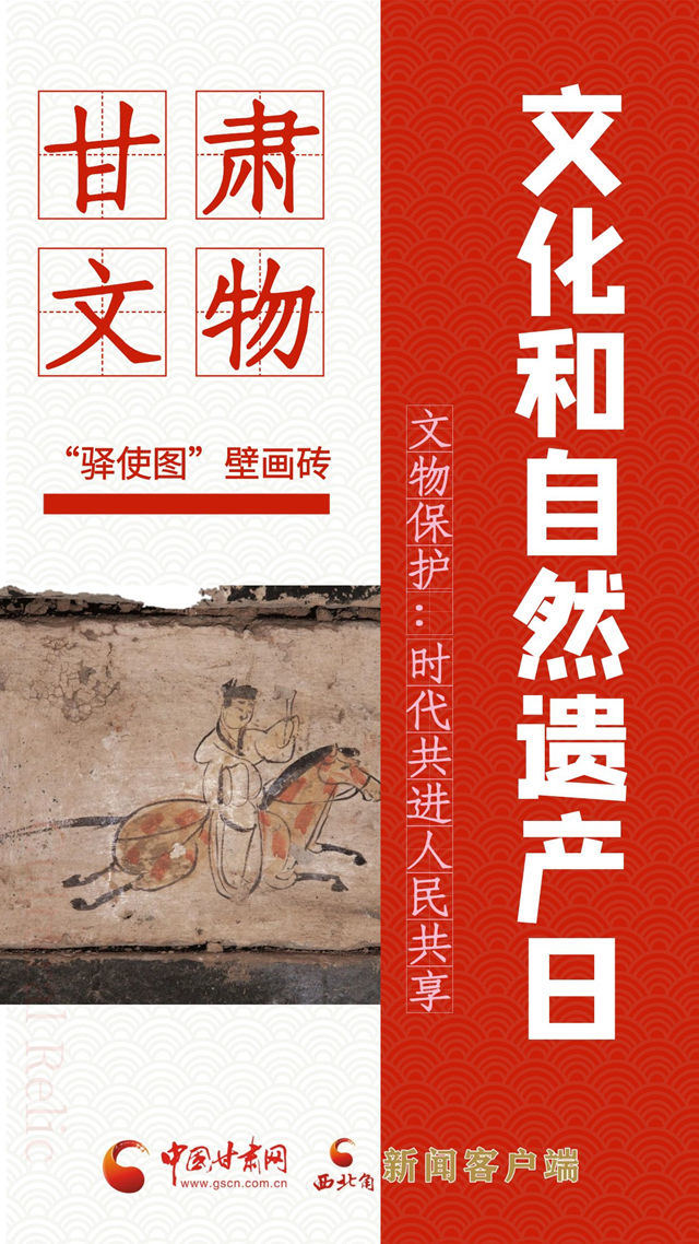 驿使图 — 嘉峪関魏晋墓（実写資料）