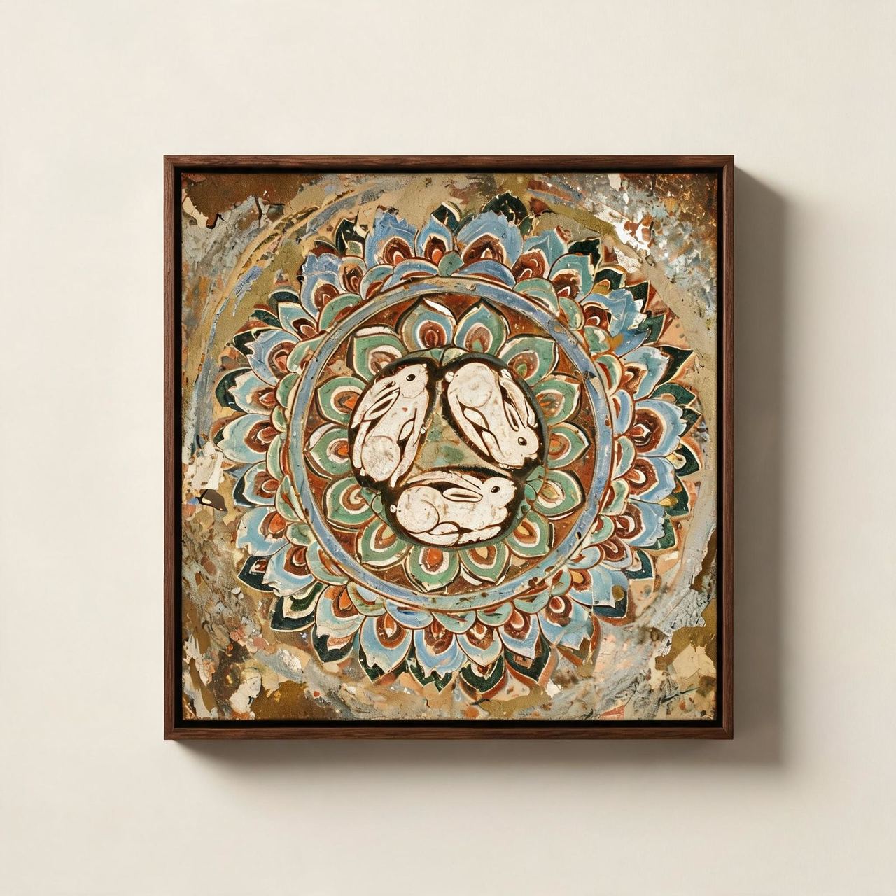 Three Hares Panel — Numbered Edition